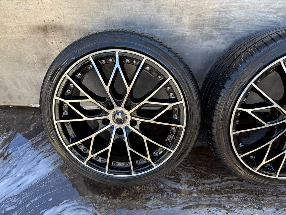 Ox Wheel 5 Stud 18” Alloy Wheels with Good Tyres