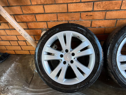 Mercedes Benz W204 C-Class 17" Alloy Wheels with Excellent Tyres
