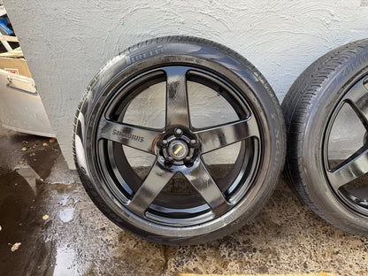 Simmons 20" Alloy Wheels with Good Tyres