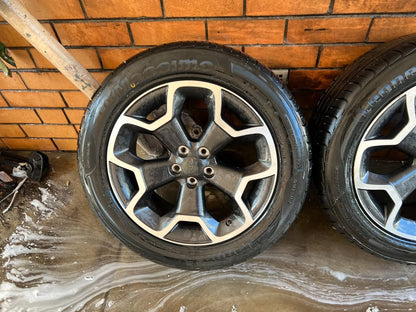 Subaru XV 17" Alloy Wheels with Excellent Tyres