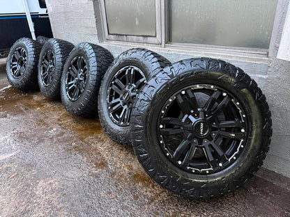ROH Vapour 18” Alloy Wheels with Maxxis Razr A/T Tyres Set of 5