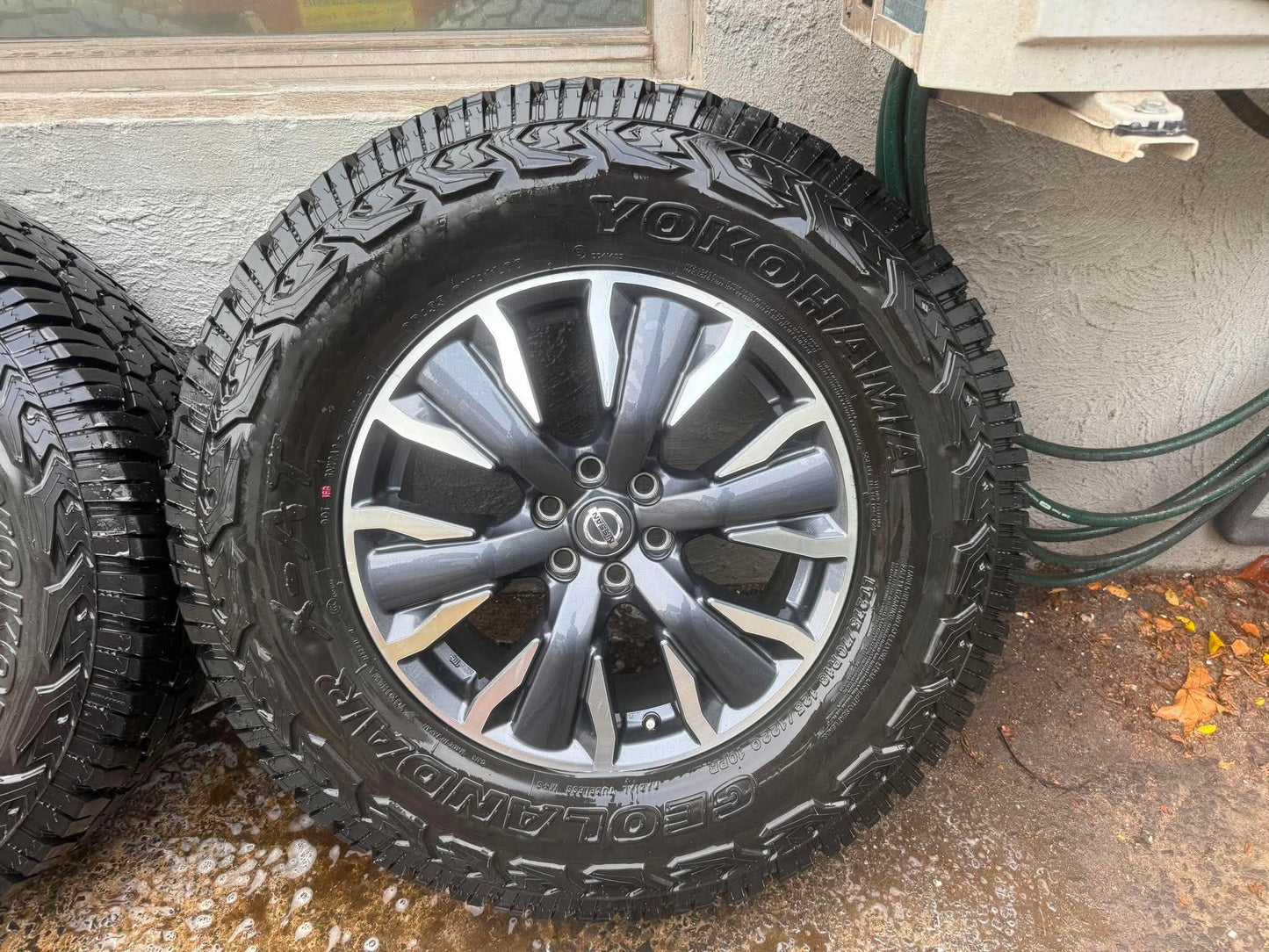 Nissan Navara 18” Alloy Wheels with Yokohama AT Tyres