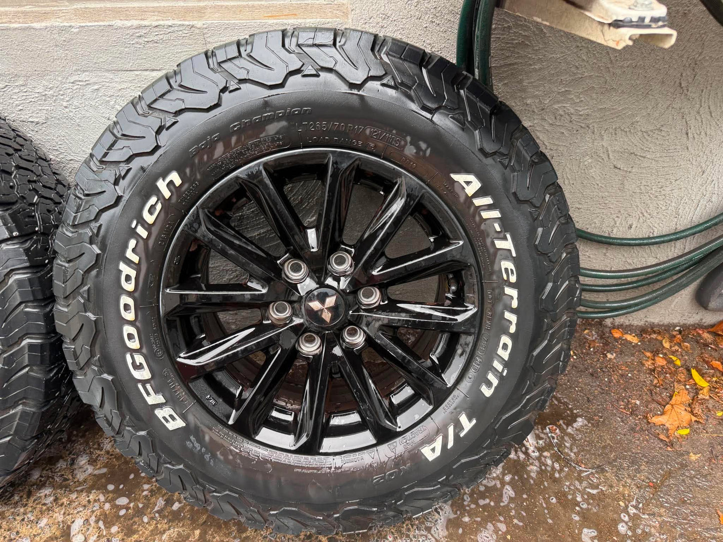 Mitsubishi Triton 17” Black Alloy Wheels with BF Goodrich Tyres