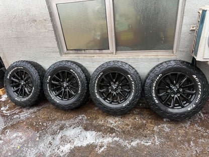 Mitsubishi Triton 17” Black Alloy Wheels with BF Goodrich Tyres