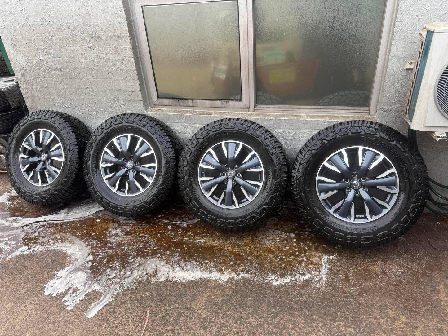 Nissan Navara 18” Alloy Wheels with Yokohama AT Tyres
