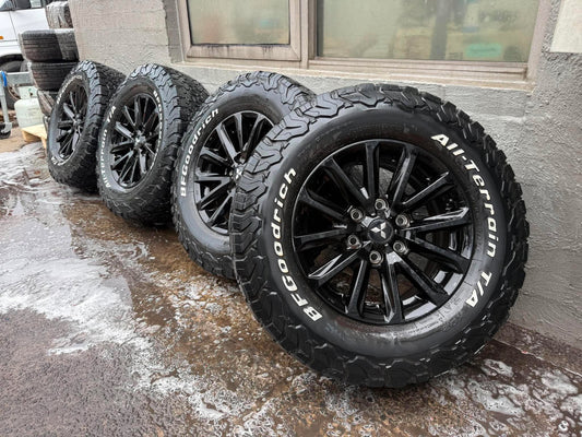 Mitsubishi Triton 17” Black Alloy Wheels with BF Goodrich Tyres