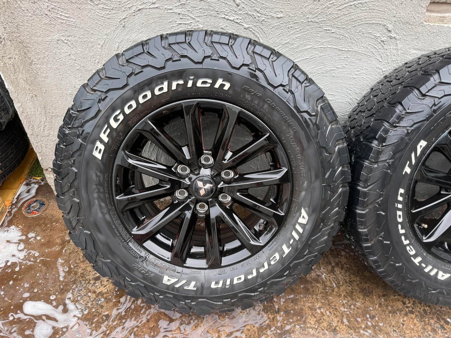 Mitsubishi Triton 17” Black Alloy Wheels with BF Goodrich Tyres