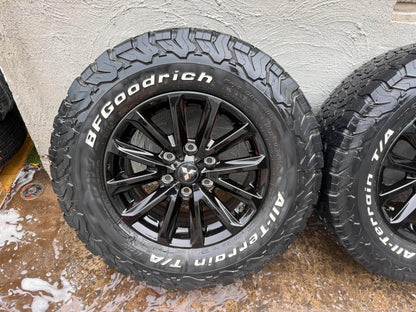 Mitsubishi Triton 17” Black Alloy Wheels with BF Goodrich Tyres