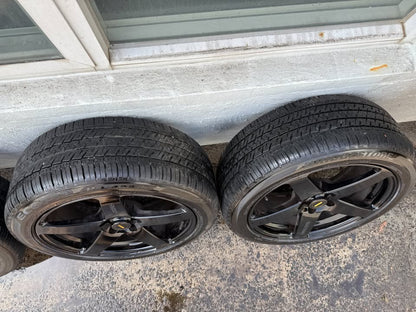 Simmons 20" Alloy Wheels with Good Tyres