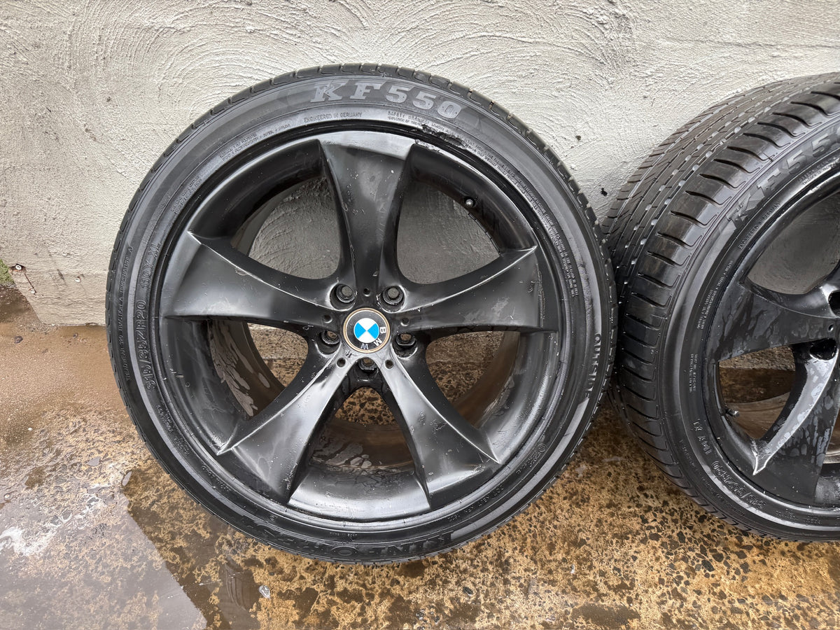 BMW X6 20” Staggered Alloy Wheels with Good Tyres