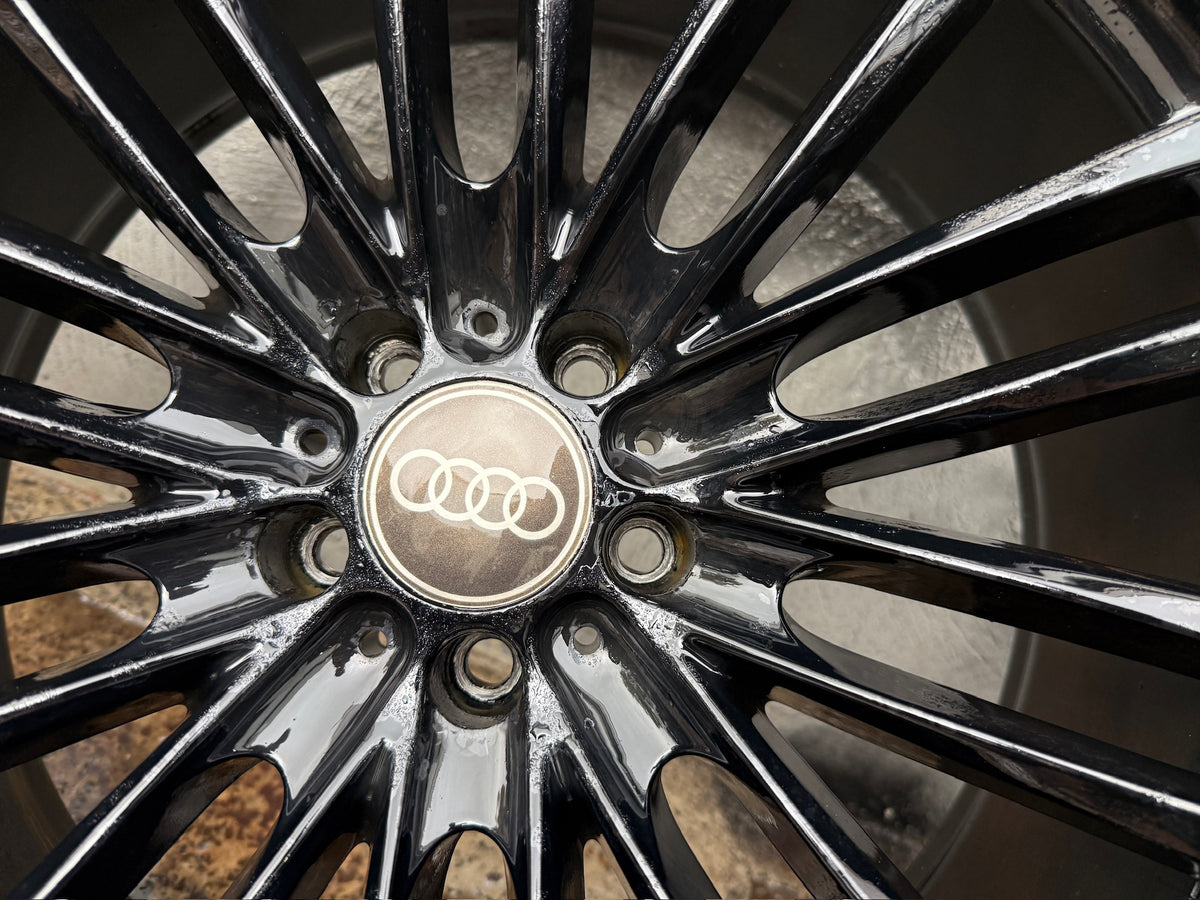 Audi Black 22” Alloy Wheels with Good Tyres