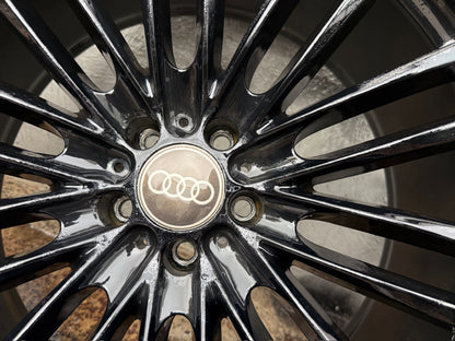 Audi Black 22” Alloy Wheels with Good Tyres