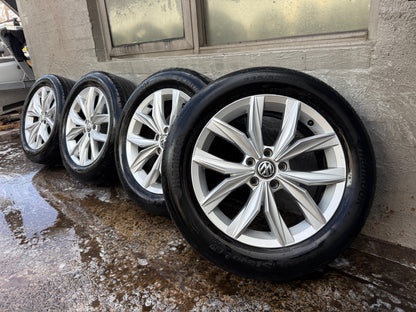 Volkswagen Tiguan 18” Alloy Wheels with Good Tyres
