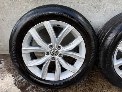Volkswagen Tiguan 18” Alloy Wheels with Good Tyres