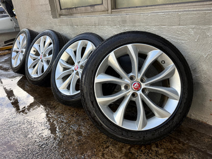 Jaguar XF 18” Alloy Wheels with Good Tyres