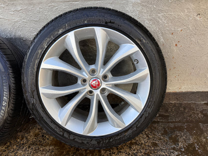 Jaguar XF 18” Alloy Wheels with Good Tyres