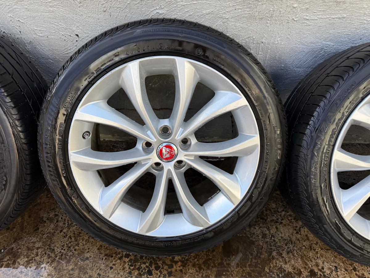 Jaguar XF 18” Alloy Wheels with Good Tyres