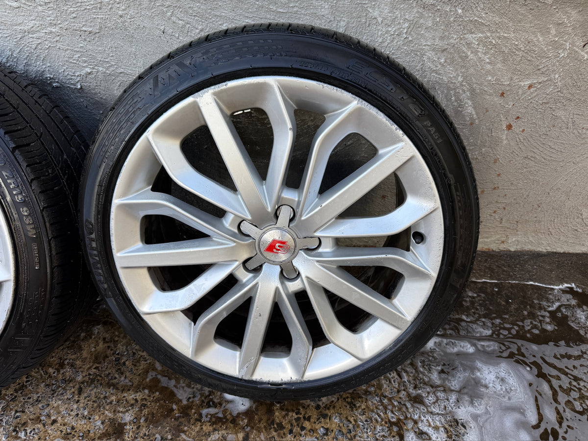 Audi A6 19” Alloy Wheels with Good Tyres