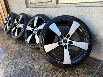 PDW 5 Spoke 20” Alloy Wheels with Excellent Tyres