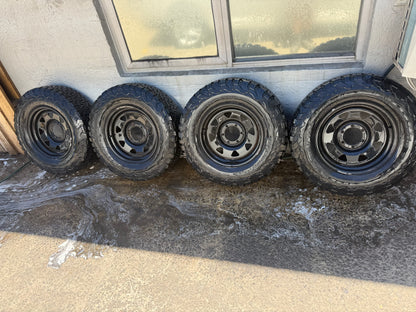 BF Goodrich A/T KO2 17”Tyres on Steel Rims