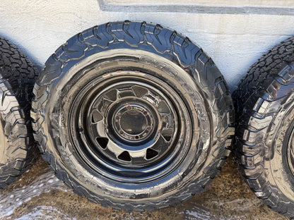 BF Goodrich A/T KO2 17”Tyres on Steel Rims