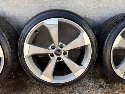Audi A4 S4 19” Alloy Wheels with Good Tyres