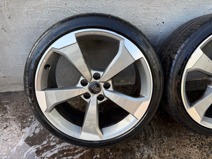 Audi A4 S4 19” Alloy Wheels with Good Tyres