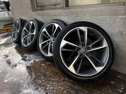 Audi A4 S4 18” Alloy Wheels with Good Tyres
