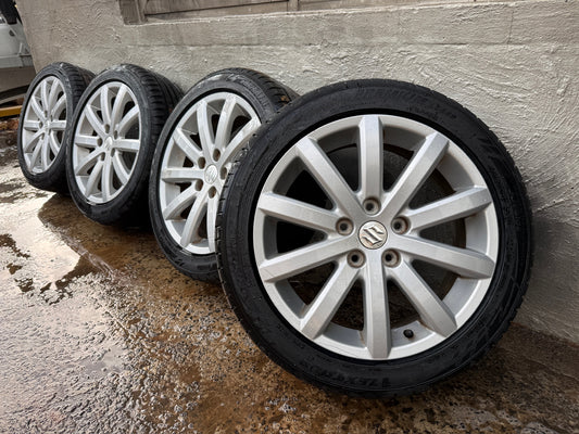 Suzuki SX4 17” Alloy Wheels with Excellent Tyres