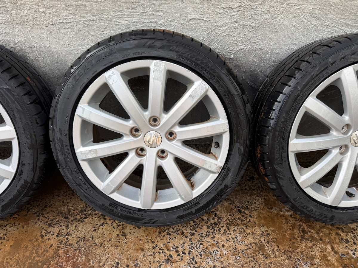 Suzuki SX4 17” Alloy Wheels with Excellent Tyres