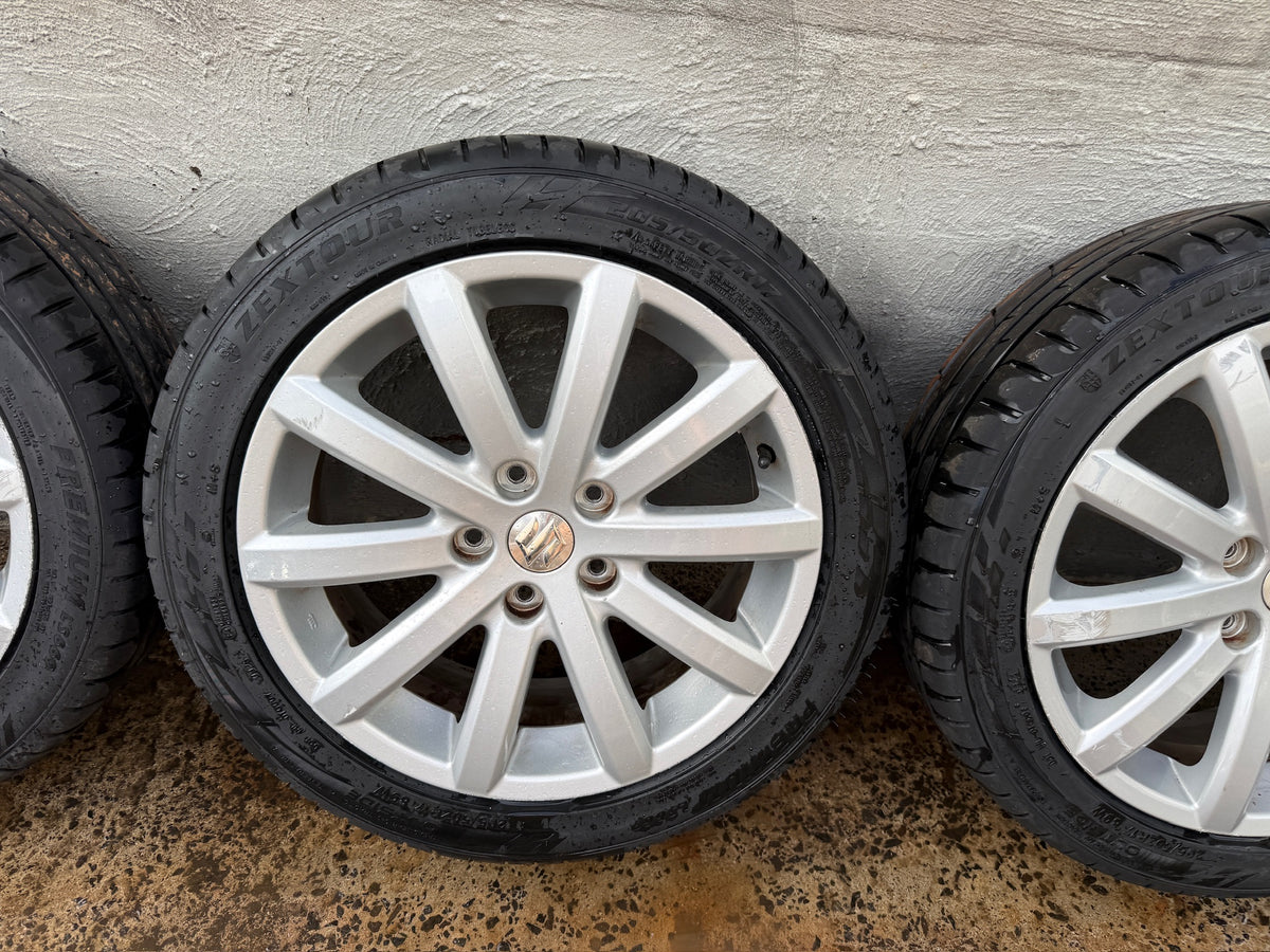 Suzuki SX4 17” Alloy Wheels with Excellent Tyres