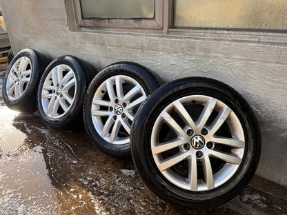 Volkswagen Golf 16” Alloy Wheels with Good Tyres
