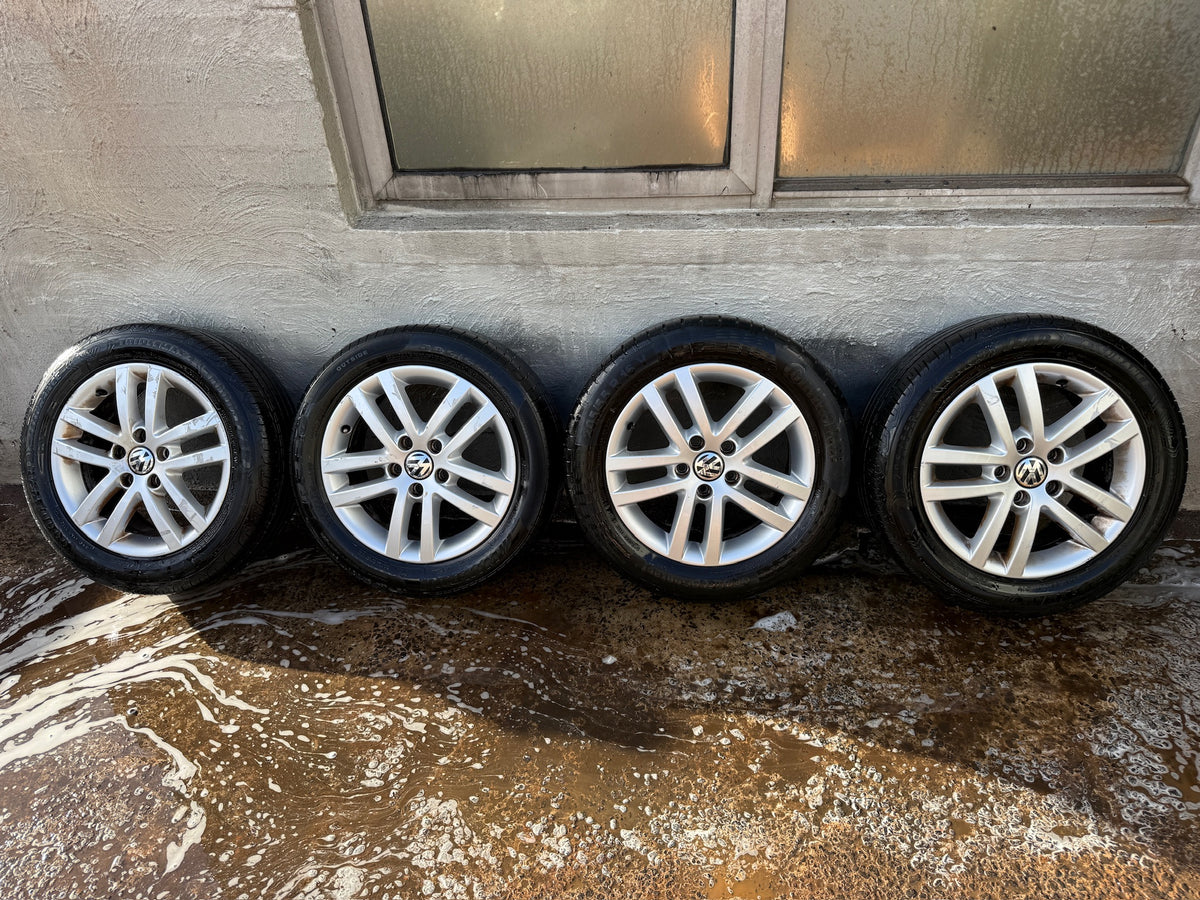Volkswagen Golf 16” Alloy Wheels with Good Tyres