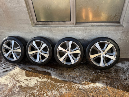 Peugeot 308 17” Alloy Wheels with Good Tyres