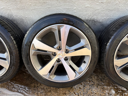 Peugeot 308 17” Alloy Wheels with Good Tyres