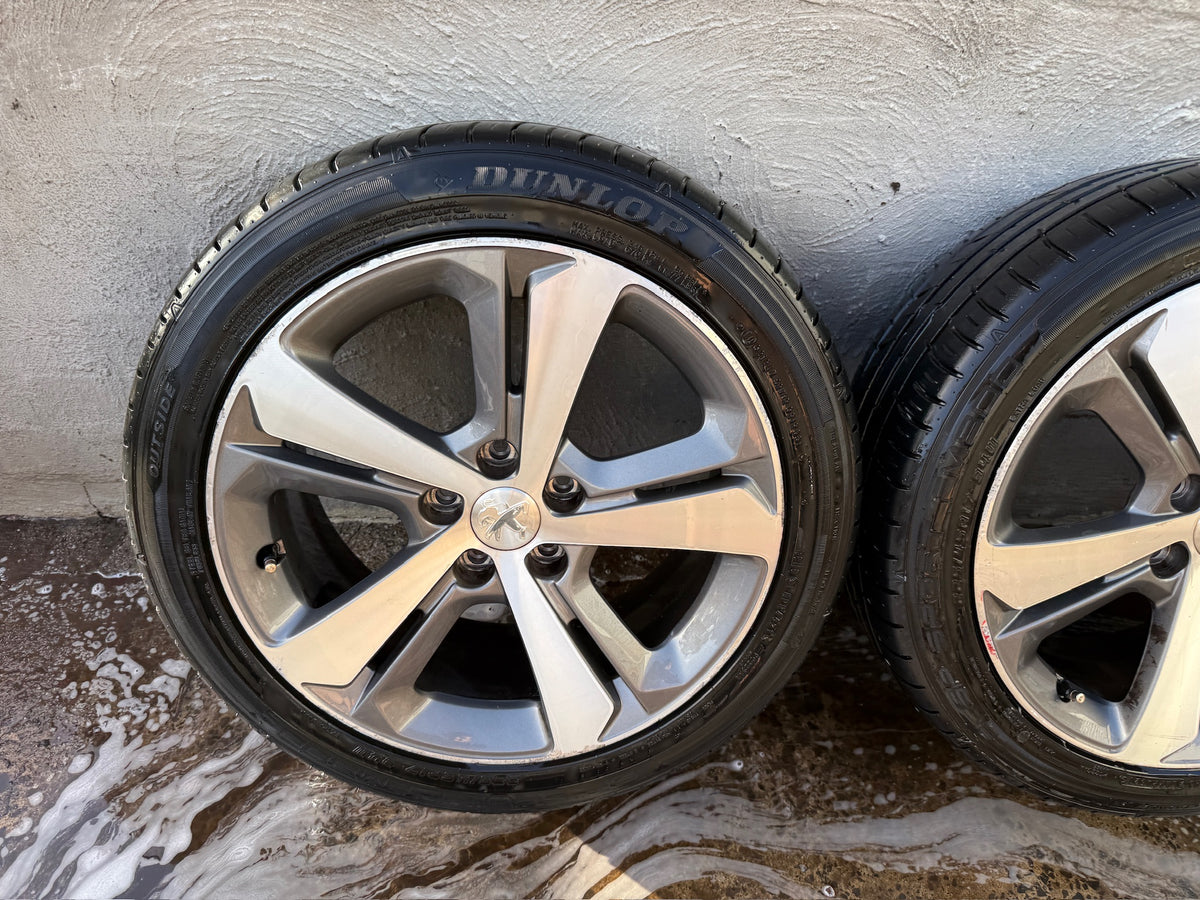 Peugeot 308 17” Alloy Wheels with Good Tyres
