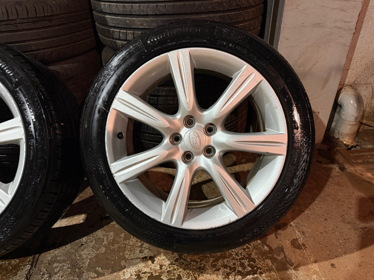 Subaru Impreza 17” Alloy Wheels with Excellent Tyres