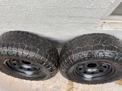 Nitto Ridge Grappler 32" A/T Tyres on 6 Stud Steel Rims