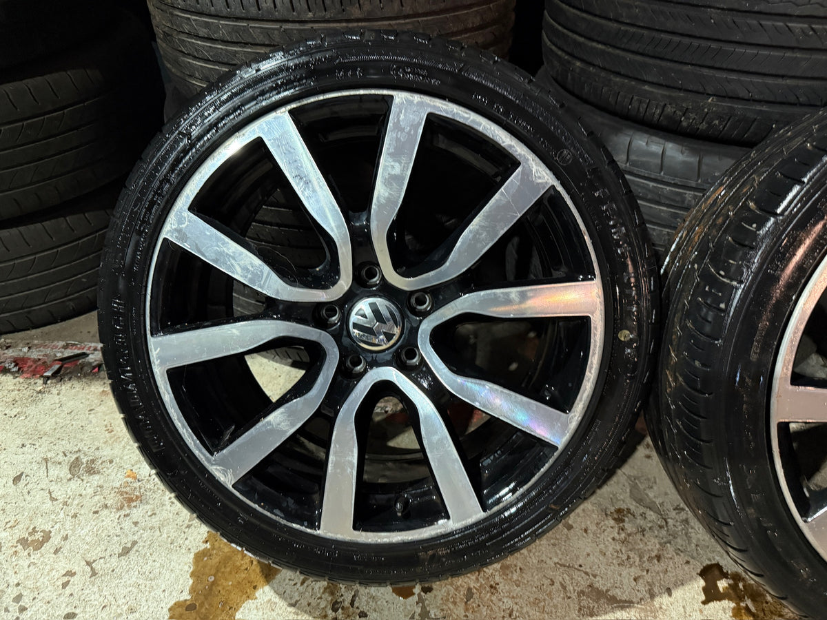 Volkswagen Golf GTI 18” Alloy Wheels with Good Tyres