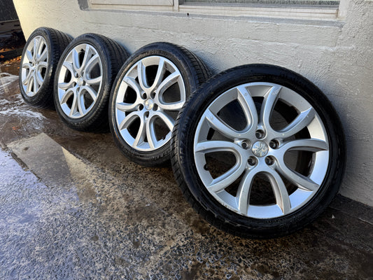 Peugeot 508 18” Alloy Wheels with Very Good Tyres