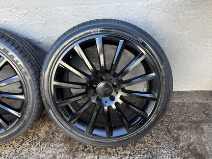 Mercedes Benz C Class W205 19” Staggered Alloy Wheels with Excellent Tyres