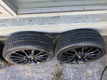 Mercedes Benz C Class W205 19” Staggered Alloy Wheels with Excellent Tyres