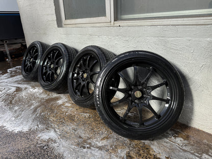 SSW Multi-Fit Black 17” Alloy Wheels with Excellent Tyres