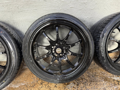 SSW Multi-Fit Black 17” Alloy Wheels with Excellent Tyres