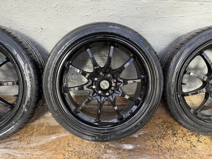 SSW Multi-Fit Black 17” Alloy Wheels with Excellent Tyres