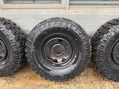 32” Mud Tyres on 6 Stud Steel Rims