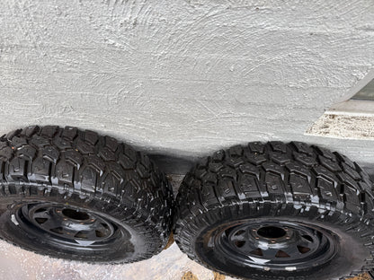 32” Mud Tyres on 6 Stud Steel Rims