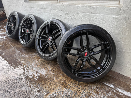 Inforged Black 17” Alloy Wheels with Tyres