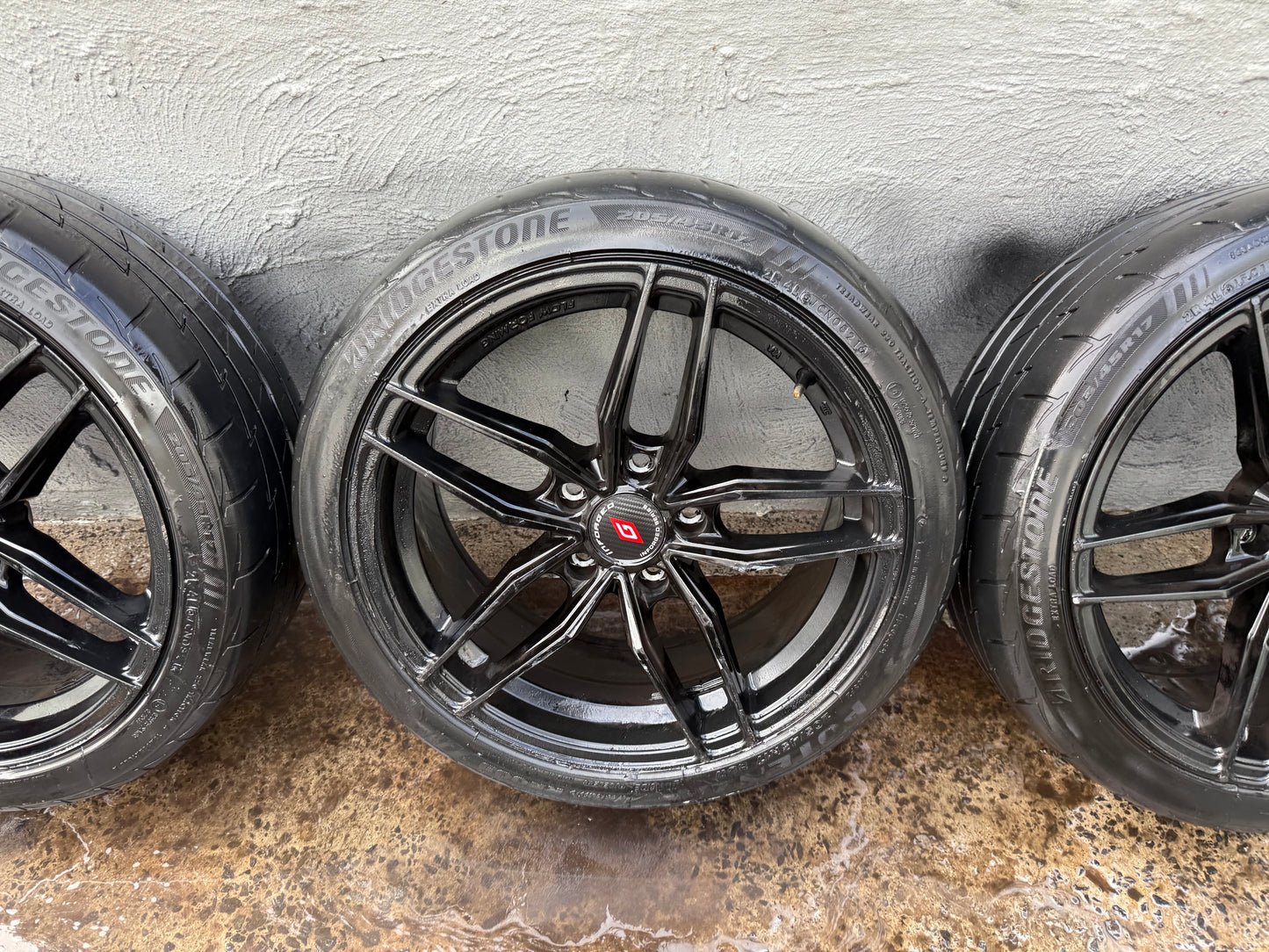 Inforged Black 17” Alloy Wheels with Tyres