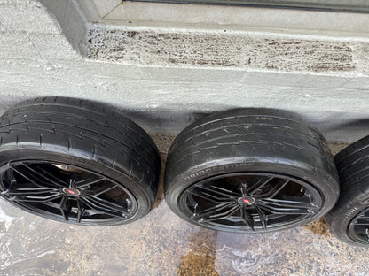 Inforged Black 17” Alloy Wheels with Tyres
